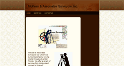 Desktop Screenshot of mckeansurvey.com